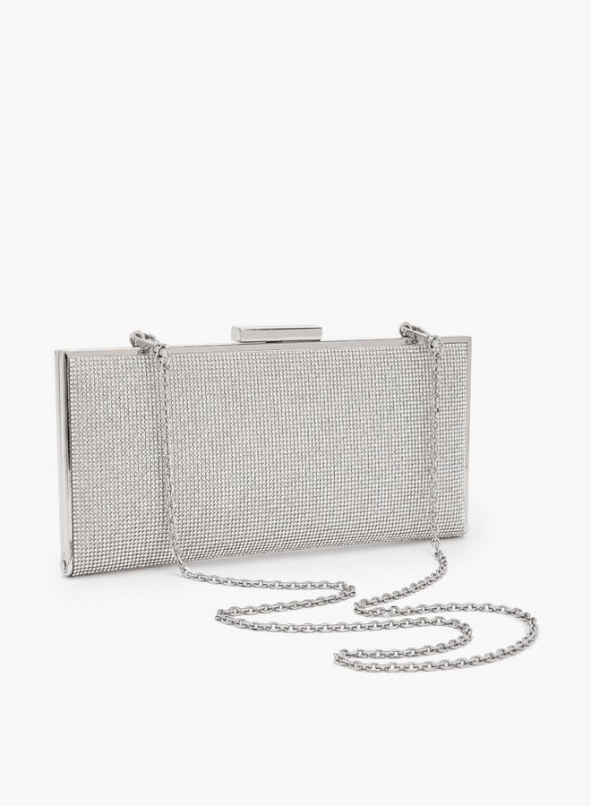 Celeste Embellished Clutch With Chain Strap Ramadan Collections - Image 4